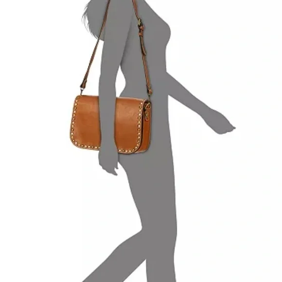 Patricia Nash Vitellia Studded Flap Saddle Bag - Picture 11 of 11